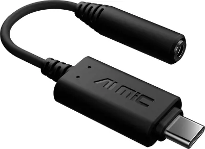 Vmesnik mikrofona za odpravljanje šuma ASUS AI (USB-C, USB 2.0, za 3,5mm naprave, združljiv z mobilnimi telefoni, osebnimi računalniki, računalniki Ma