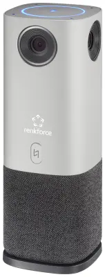 Renkforce RF-CC-800 360° videokonferenčni sistem Full HD 1920 x 1080 Pixel 360° zajemanje, 4 širokokotne kamere, mikrofon za sledenje glasu (doseg do
