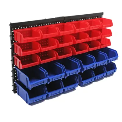 Stenski regal z predalčki 30 delni – organizator