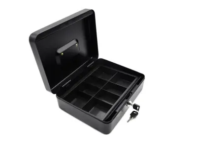 Kasetna blagajna 250x200x90mm s ključem