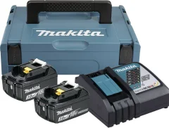 MAKITA POWER KIT 18V (BL1830Bx2+DC18RC) MAKPAC