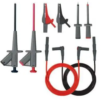 Varnostni merilni kabel-set [ - ] rdeče\, črne barve Beha Amprobe 370001