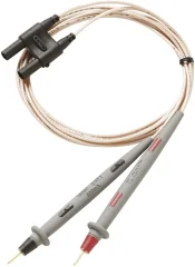 Merilni kabel [ lamelni vtič 4 mm - testna konica] 1 m črne barve\, rdeče barve Fluke TL2X4W-PTII