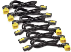 Komplet napajalnega kabla APC - IEC 320 EN 60320 C13 - IEC 320 EN 60320 C14 - 61 cm - 90-stopinjski priključek\, s ključavnico - črna APC tok priključni kabel [1x ženski konektor IEC C13\, 1