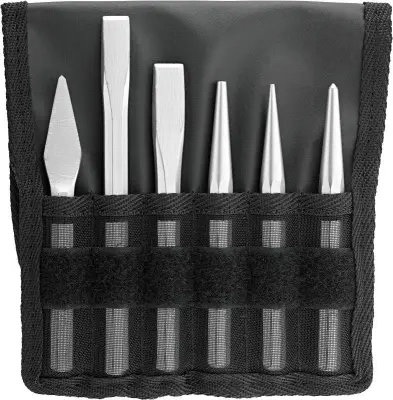 Kompleti: dleto\, luknjač\, sredinski luknjač št. 102-5/6 Stahlwille 102-108/6 98812203 komplet orodja