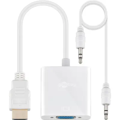 GOOBAY HDMI/VGA 0,15m adapter bel