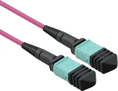 Value 21.99.1102 steklena vlakna optična vlakna priključni kabel [1x MPO vtič - 1x MPO vtič] 50/125 µ  5.00 m