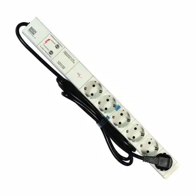 Bachmann razdelilec 6x220V rack ALU prenapetostna zaščita + filter 333.402