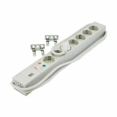 Bachmann razdelilec rack  7x220V PVC prenapetostna zaščita 2m 333.604