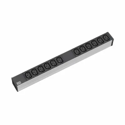 Bachmann razdelilec 12xEuro rack C13 ALU 333.616