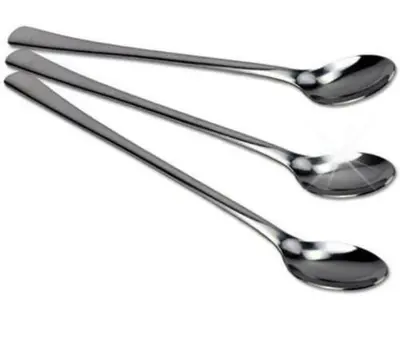 Set 3 inox dolgih desertnih žličk 22cm