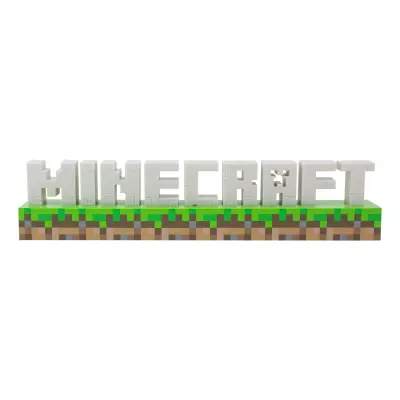 Lučka z logotipom Paladone Minecraft - deluje na baterije ali USB - 2 načina osvetlitve - blago z uradno licenco, bela/rjava/zelena