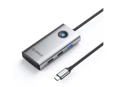 Večnamenska priklopna postaja Orico Type-C 5in1 HUB (siva)