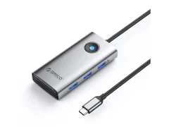 Priključna postaja USB-C, 6 v 1, 3xUSB-A 3.0, USB-C 3.0, HDMI 4K@30Hz, USB-C PD100W, ORICO PW11-6P