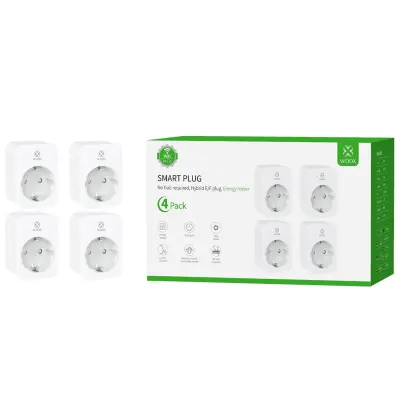 WOOX R6118-4pack Smart WiFi komplet pametnih vtičnic