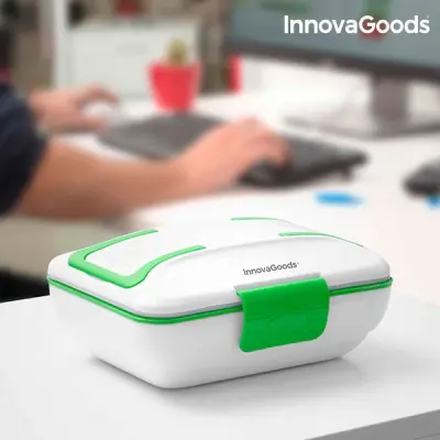 Električna termo posoda za hrano pro innovagoods 50w belo zelena