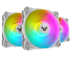 ASUS TUF Gaming TF120 ARGB White Edition 3in1 - Triple Fan Kit with ARGB Controller
