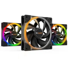 BE QUIET! LIGHT WINGS (BL076) triple pack RGB 120mm 4-pin PWM ventilator