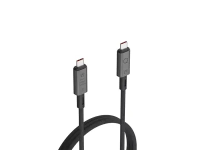 LINQ LQ48029 USB-C v USB-C, M/M, USB 4, 40Gbps, 8K 60Hz, 1m, pleten povezovalni kabel