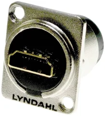 Lyndahl LKHA0020 HDMI adapter [1x ženski konektor HDMI - 1x ženski konektor HDMI] srebrna pozlačeni konektorji