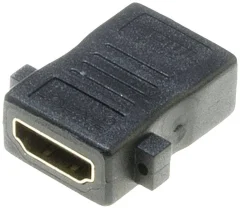Lyndahl LKPA008 HDMI adapter [1x ženski konektor HDMI - 1x ženski konektor HDMI] črna pozlačeni konektorji