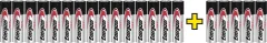 Energizer Max LR06\, 15+5 gratis mignon (aa)-baterija alkalno-manganov  1.5 V 20 kos