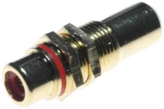 Lyndahl RCA avdio adapter [1x ženski cinch konektor - 1x ženski cinch konektor]  zlata\, rdeča