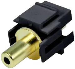 Lyndahl klinker avdio adapter [1x priključna doza za 3\,5 mm banana moški konektor - 1x priključna doza za 3\,5 mm banana moški konektor]  črna