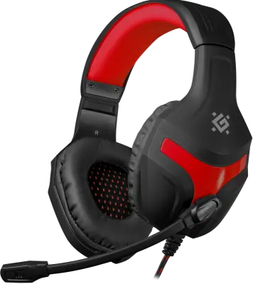 Scrapper 500 gaming slušalke , črni + rdeci, 2 m kabel
