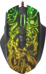 Defender Titan GM-650L gaming miška z RGB osvetlitvijo in občutljivostjo 800-6400 dpi