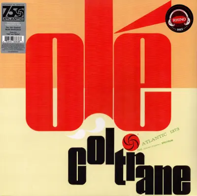 COLTRANE J.- LP/OLE, COLTRANE / CLEAR VINYL