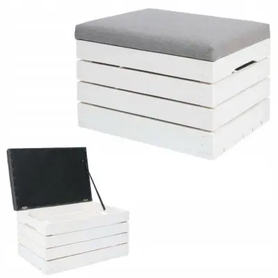 Lesen oblazinjen tabure – skrinja 50cm do 150kg