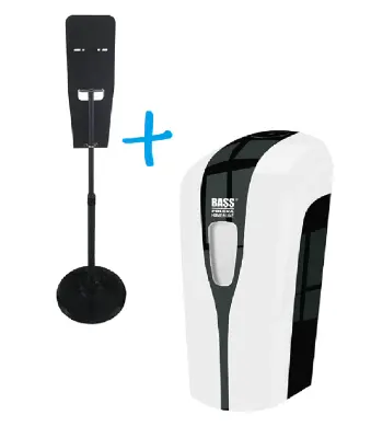 Set senzorski dozator mila ali razkužila 900ml + kovinsko stojalo