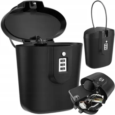 Prenosni kolesarski sef s pin ključavnico 20cm