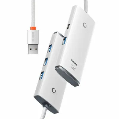 Baseus hub USB 3.2 4xTipA TipC 25cm bel WKQX030002