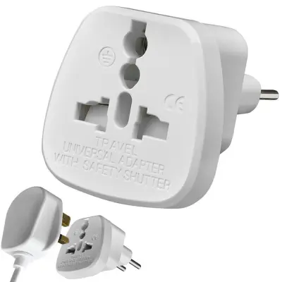 Električni potovalni adapter vtič EU UK PL US švica