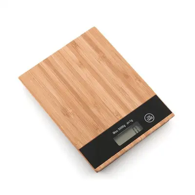 Kuhinjska digitalna tehtnica iz bambusa 5 kg