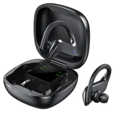Brezžične slušalke izoxis s powerbank in etuijem, bluetooth 5.0, vodoodporne ipx7, z mikrofonom