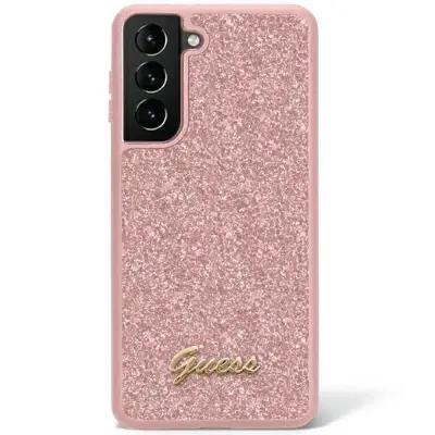 Ovitek Guess za Samsung Galaxy S23 – Pink Glitter