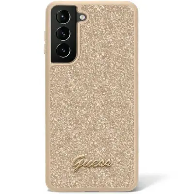 Ovitek Guess za Samsung Galaxy S23 – Gold Glitter