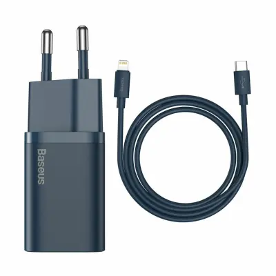 Baseus polnilec s kablom 20W TipC/ Lightning moder QC Super Si TZCCSUP-B03