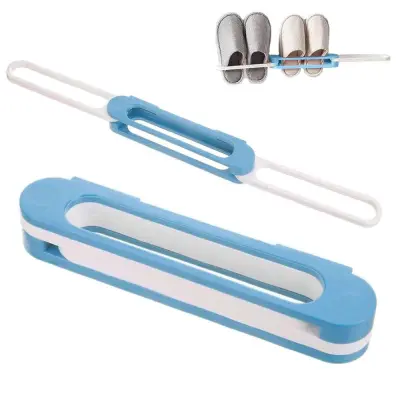 Stensko zložljivo stojalo za copate – držalo in obešalnik