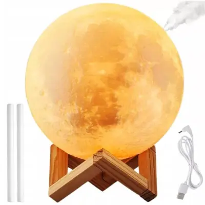 LED 3D luna vlažilec zraka difuzor 880ml touch