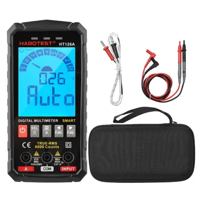 Univerzalni LCD digitalni multimeter HT126A + LED svetilka