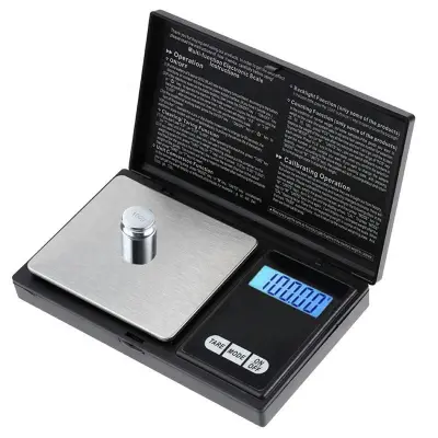 Digitalna žepna tehtnica 100-0,01g – osvetljena LCD