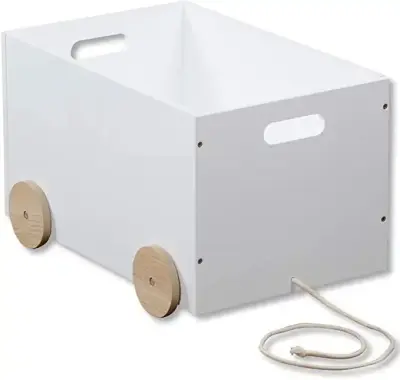 KESPER Otroški voziček za igrače, bel (17714)