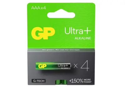 Ultra Alkalna Plus AAA GP baterija 24AUP (LR03) 4 kosi