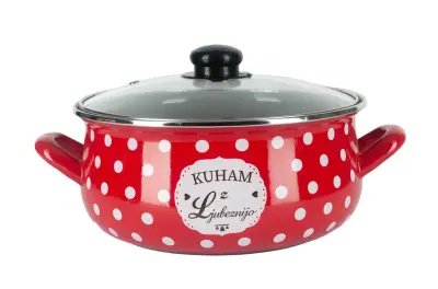 ALPEKSHOME, KUHAM Z LJUBEZNIJO, KOZICA NIZKA S POKROVOM, 22 CM, 3.6 L, 1 KOS