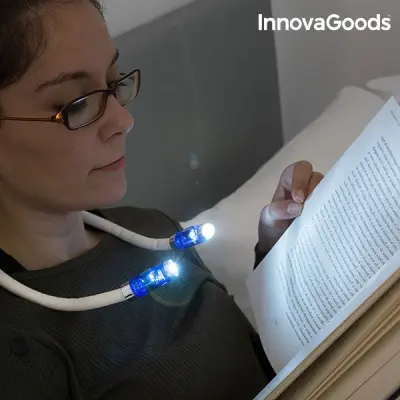 Bralna led lučka za okoli vratu innovagoods