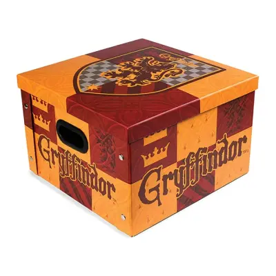 Škatla za shranjevanje Harryja Potterja s pokrovom (Gryffindor Design) 24 cm x 37 cm x 37 cm - uradno blago